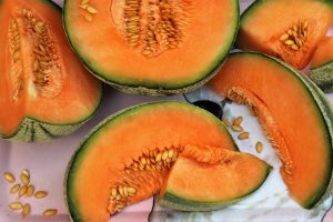 Muskmelon slices